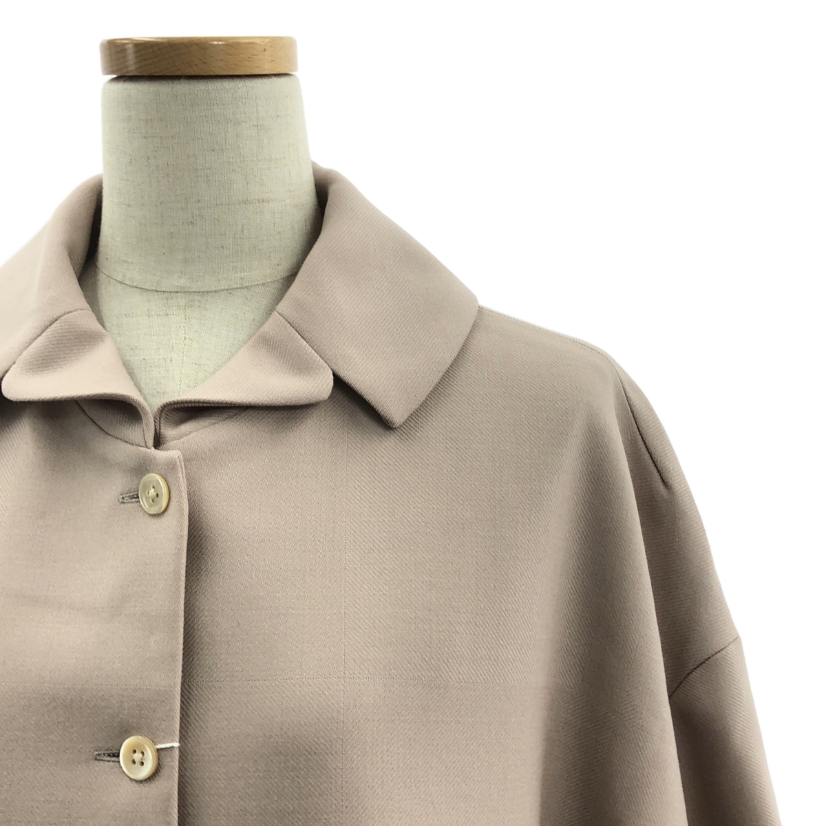 mina perhonen / ミナペルホネン square shadow / スクエア シャドウ シングル オーバー コート/ 総裏地