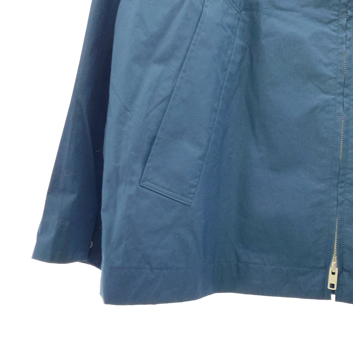 MHL. / エムエイチエルマーガレットハウエル PROOFED COTTON / プロップド コットン ポプリン フルジップ ジャケット フーディ