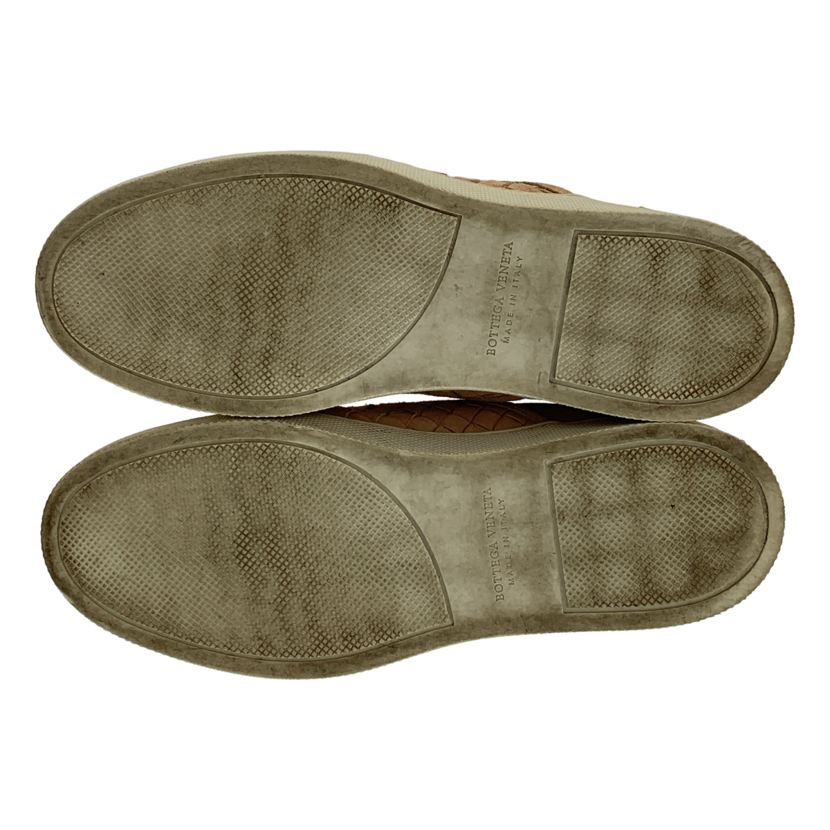 BOTTEGA VENETA / ボッテガヴェネタ レザー スエード イントレチャート スニーカー