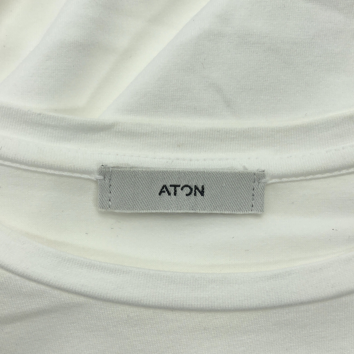 ATON / エイトン Suvin 60/2 Longsleeve Round Hem クルーネック 長袖 カットソー