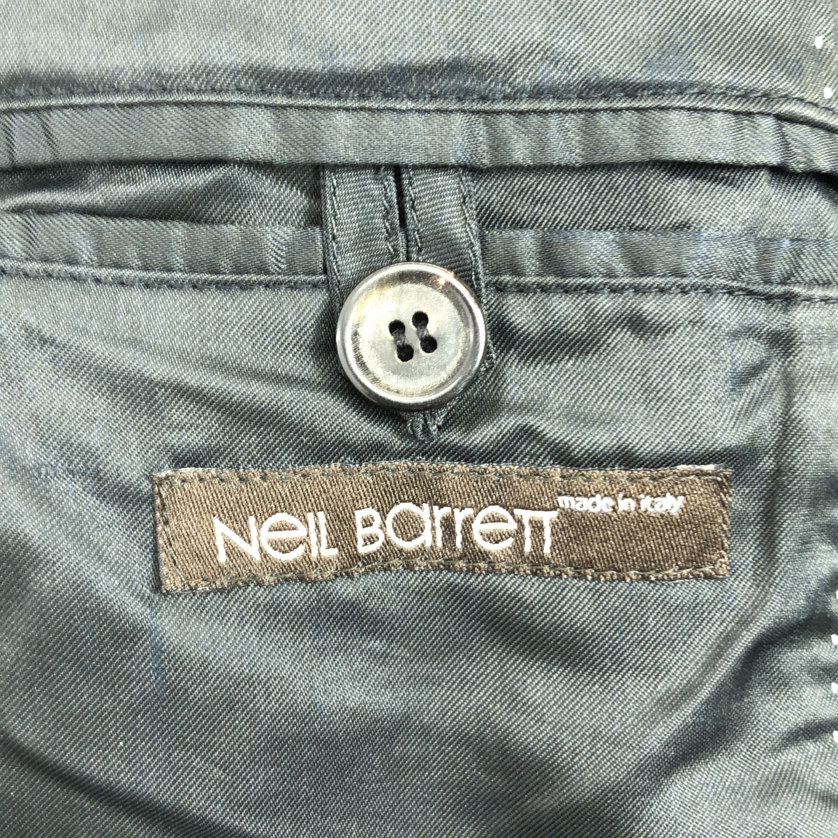 Neil Barrett / ニールバレット シングルブレスト テーラード ジャケット / 総裏地