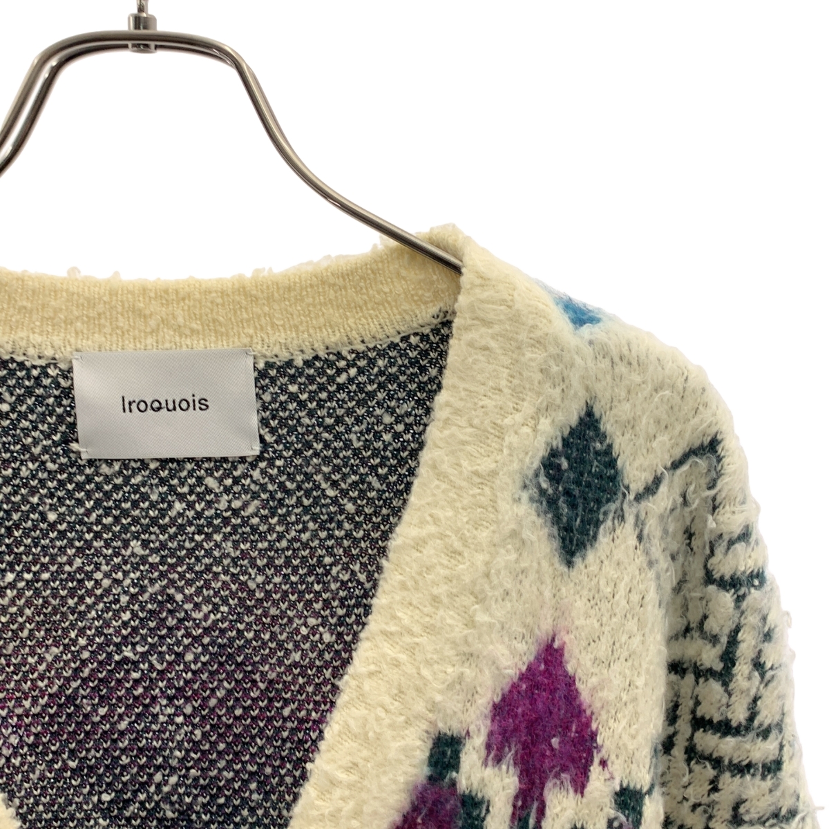 Iroquois / イロコイ 5G CELTIC ARGYLE CD カーディガン / 277106