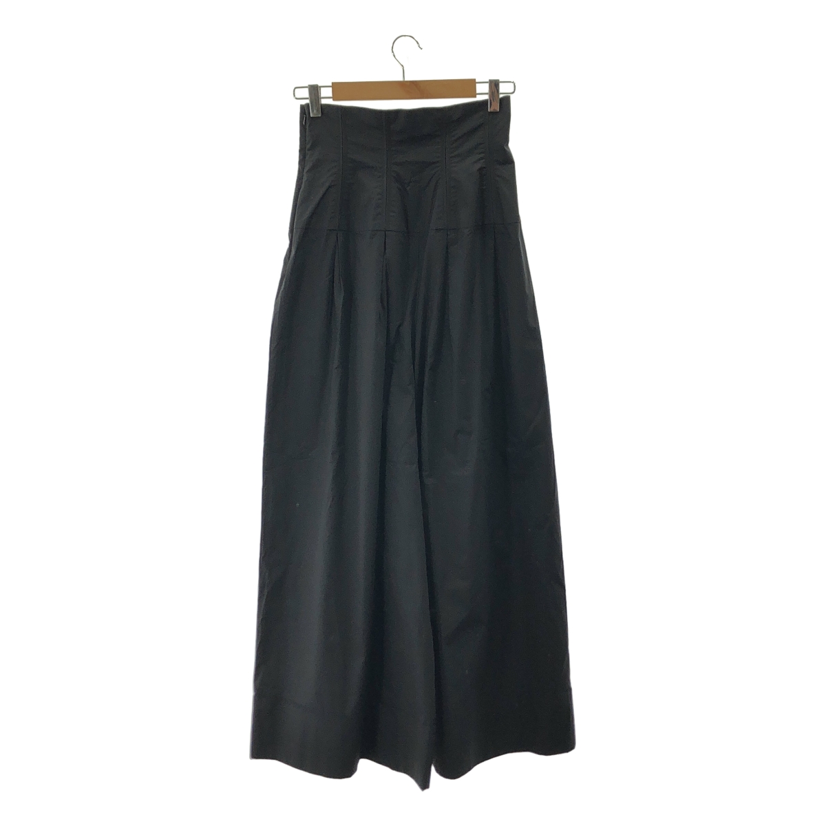 その他 Poplin wide leg pants / サイドジップ ワイドスラックス パンツ
