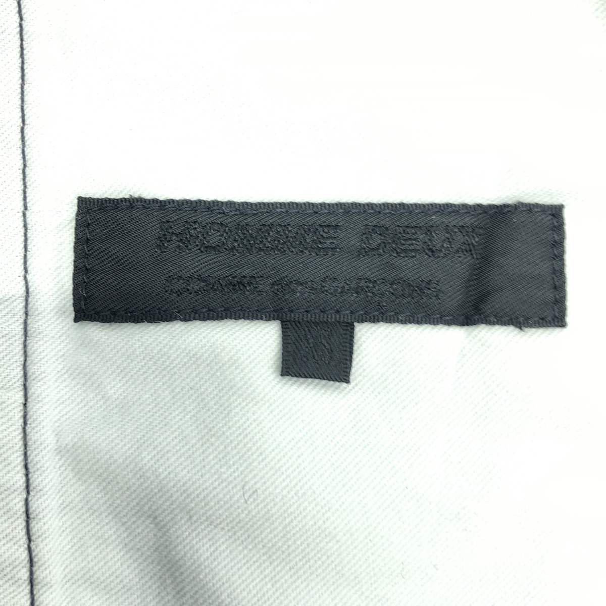 COMME des GARCONS HOMME DEUX / コムデギャルソンオムドゥ ポリエステル縮絨 イージーパンツ