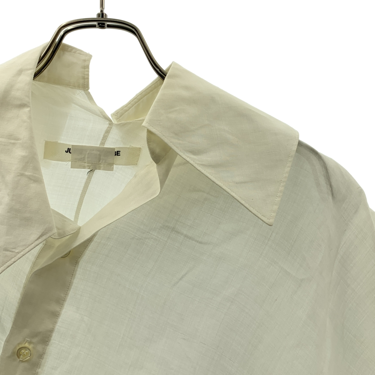 JUNYA WATANABE COMME des GARCONS / ジュンヤワタナベ リネン アシンメトリー ノースリーブシャツ