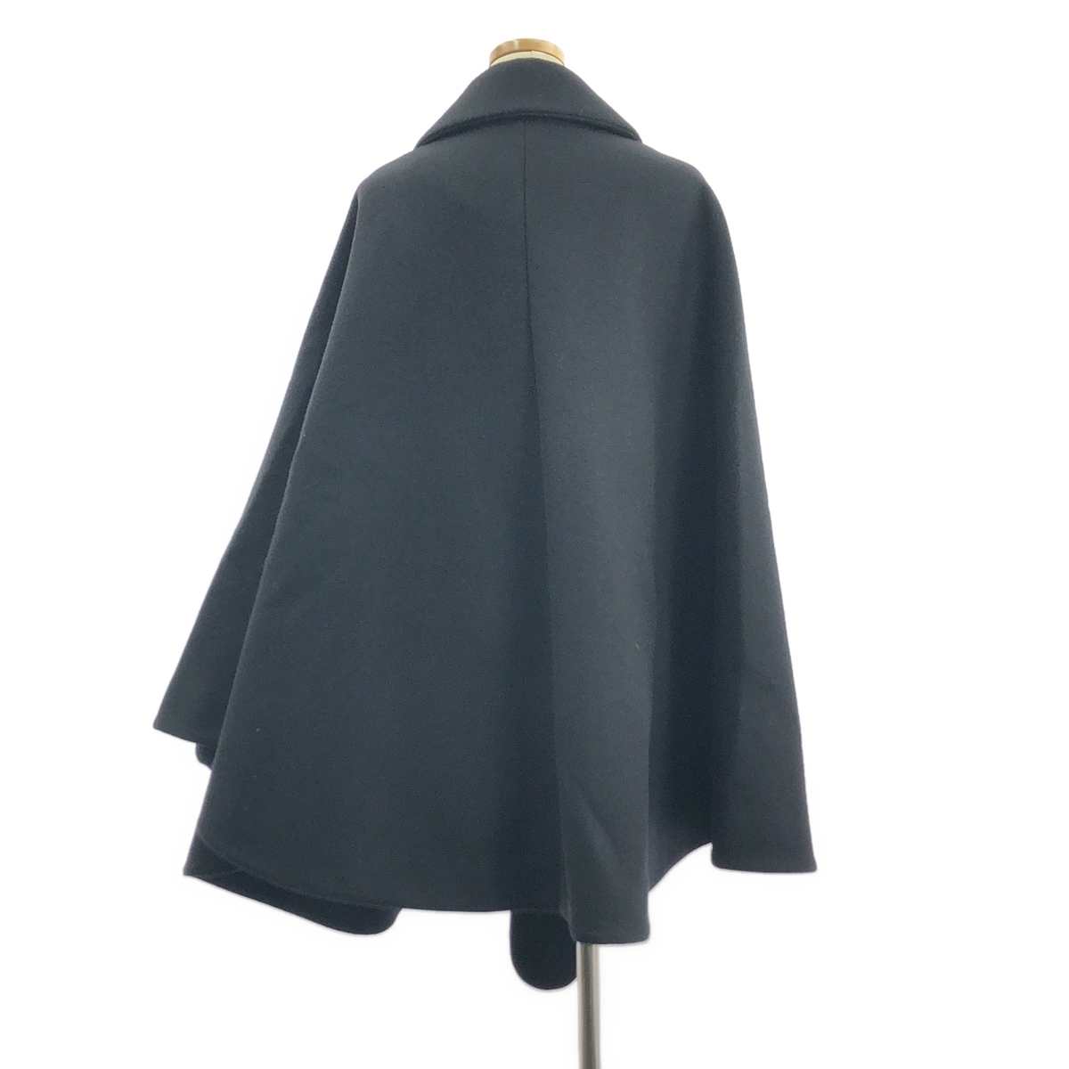 Simone Rocha / シモーネロシャ ウール ラウンドカラー ケープコート