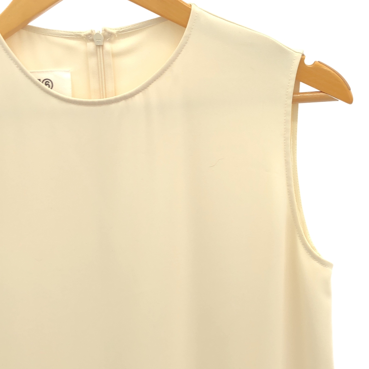 MM6 Maison Margiela / エムエムシックスメゾンマルジェラ プリーツ アシンメトリー ノースリーブワンピース