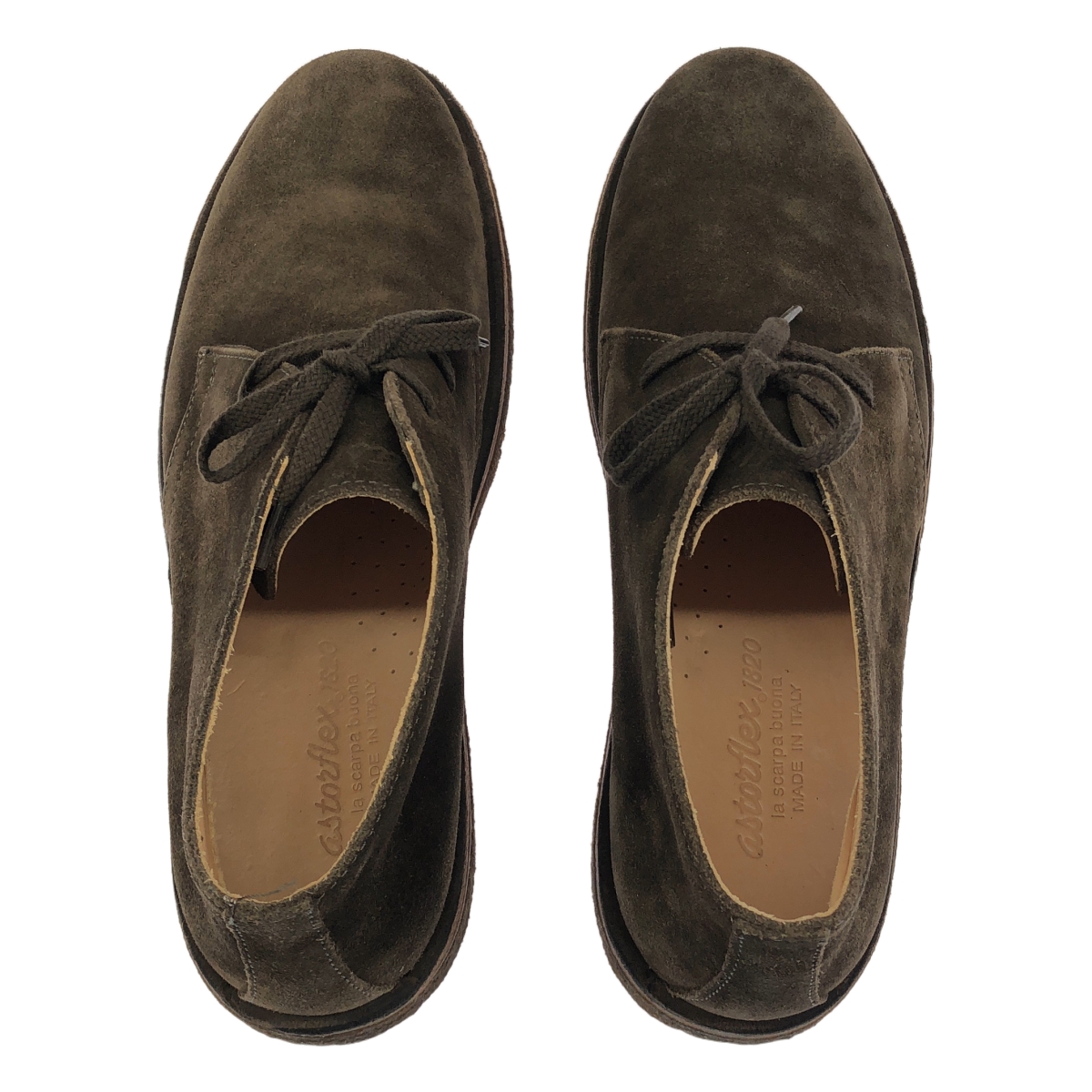 ASTORFLEX / アスターフレックス GREENFLEX E DARK CHESTNUT クレープソール レースアップシューズ