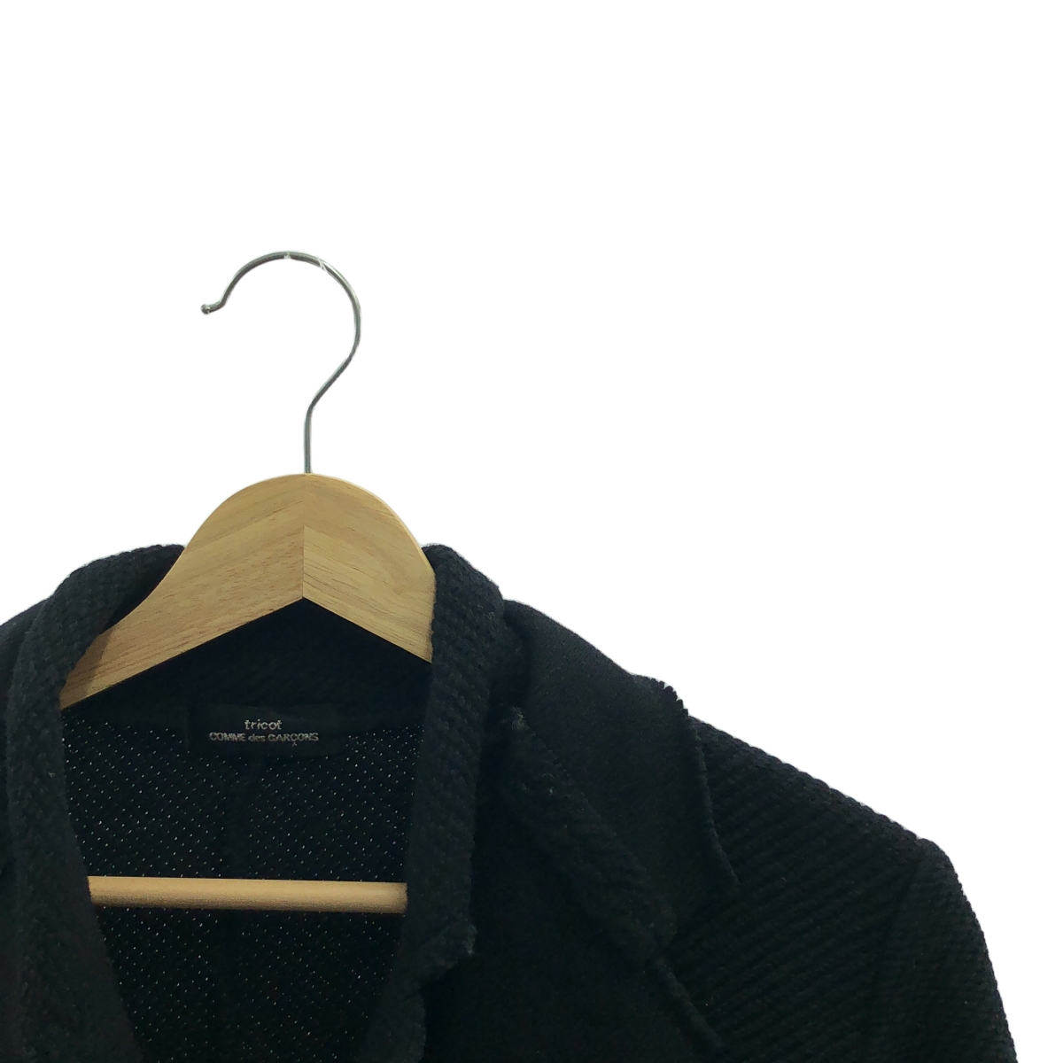 tricot COMME des GARCONS / トリココムデギャルソン ウール 裁断加工 ダブルカラー ジャケット