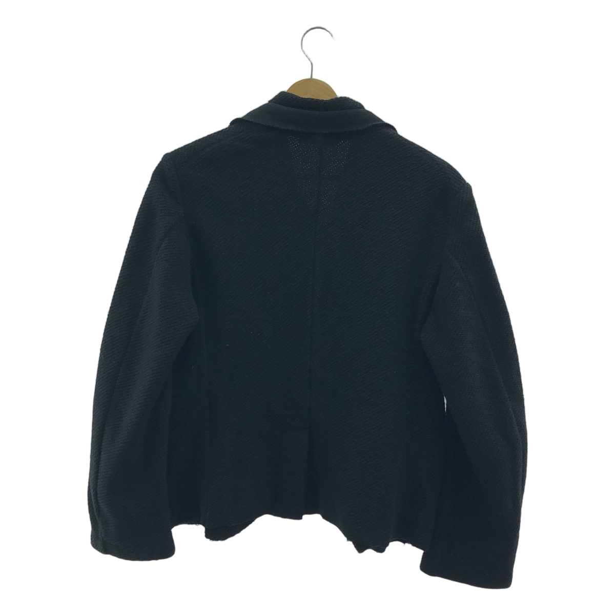 tricot COMME des GARCONS / トリココムデギャルソン ウール 裁断加工 ダブルカラー ジャケット