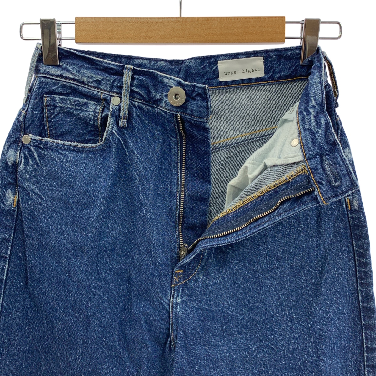 upper hights / アッパーハイツ × 東原妙子 THE FIG WIDE ハイウエスト ワイド デニムパンツ