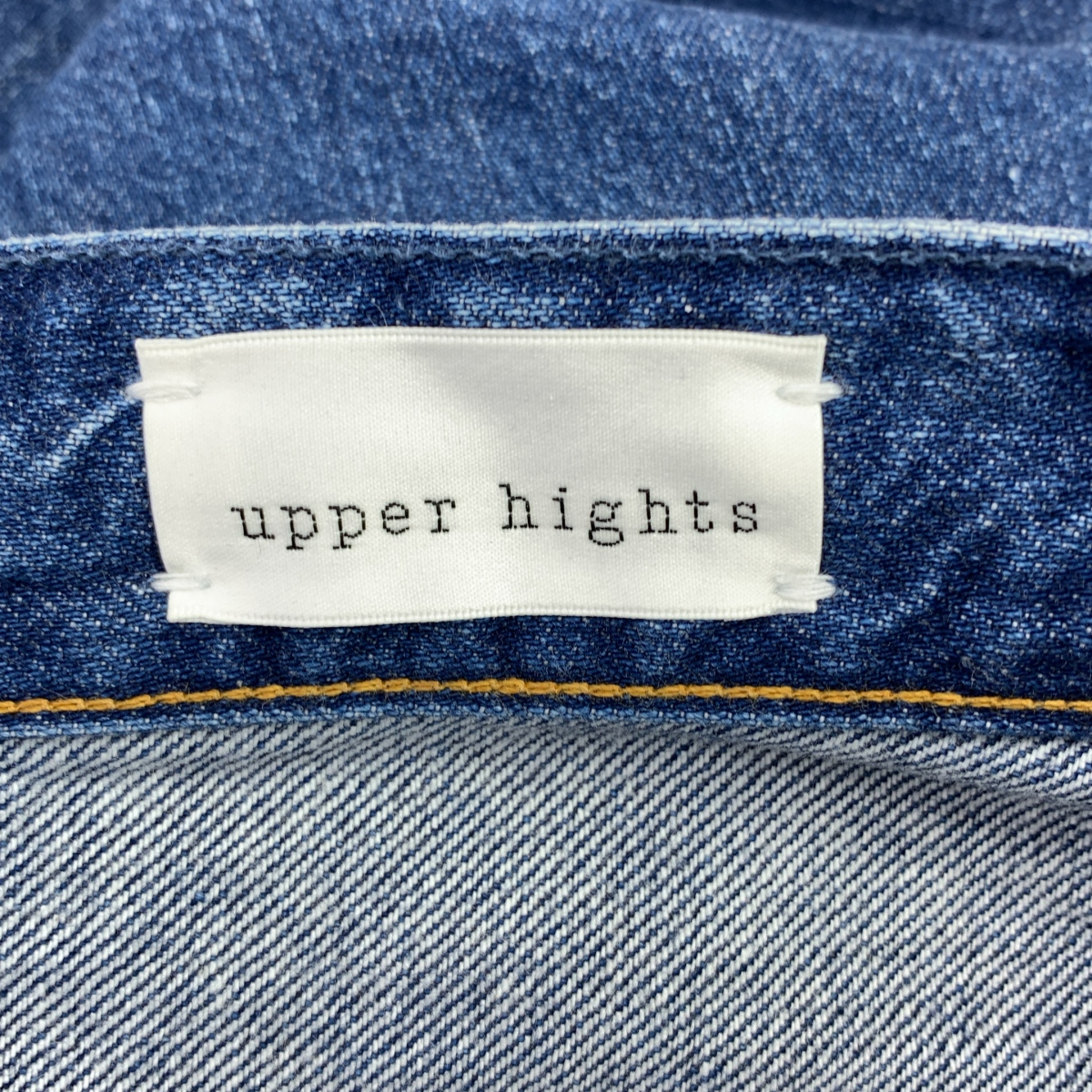upper hights / アッパーハイツ × 東原妙子 THE FIG WIDE ハイウエスト ワイド デニムパンツ