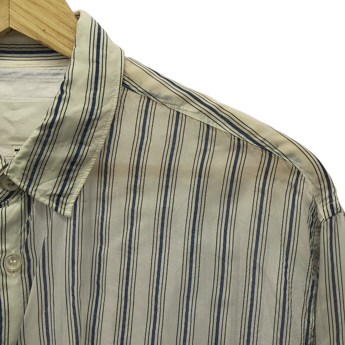 Maison Margiela / メゾンマルジェラ 白タグ ストライプ スタンダードシャツ