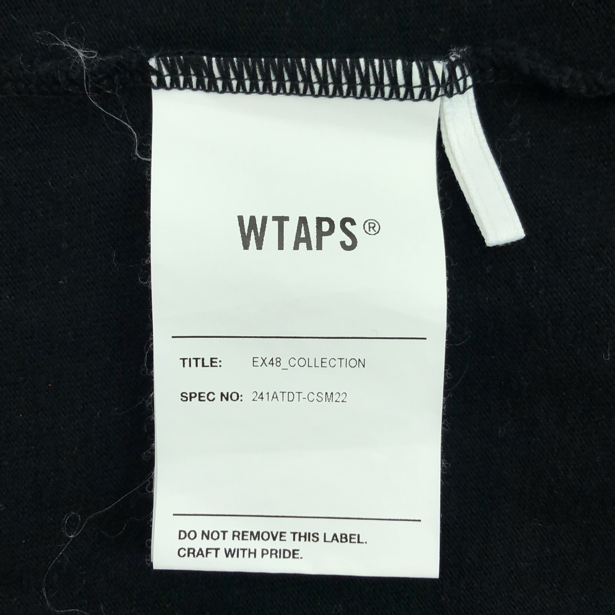 WTAPS / ダブルタップス SIGN / SS / COTTON. TSSC ロゴアップリケ 半袖 Tシャツ