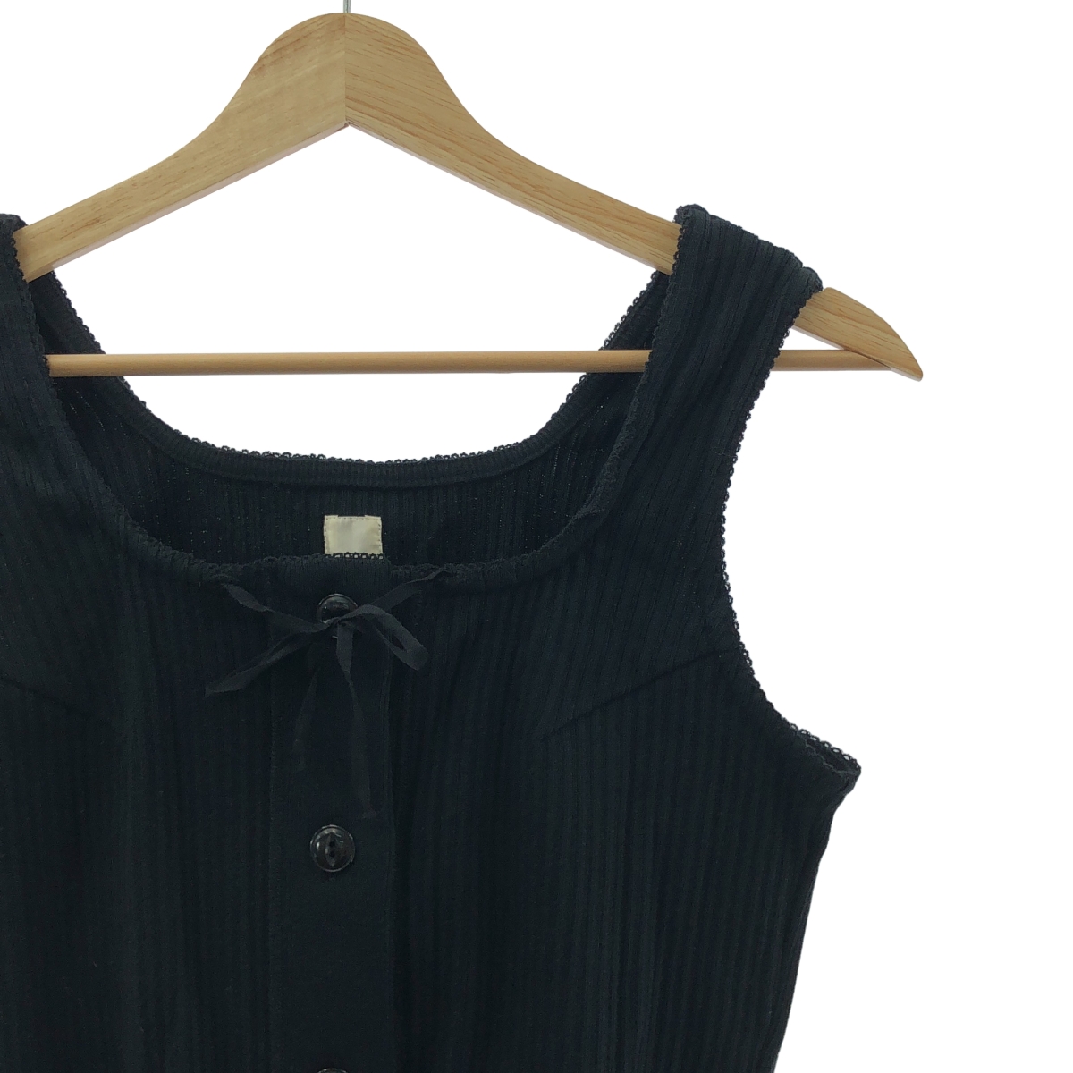 OSHIMA REI / オオシマレイ SWEDISH ARMY SQUARE CAMISOLE / リブ ベスト トップス