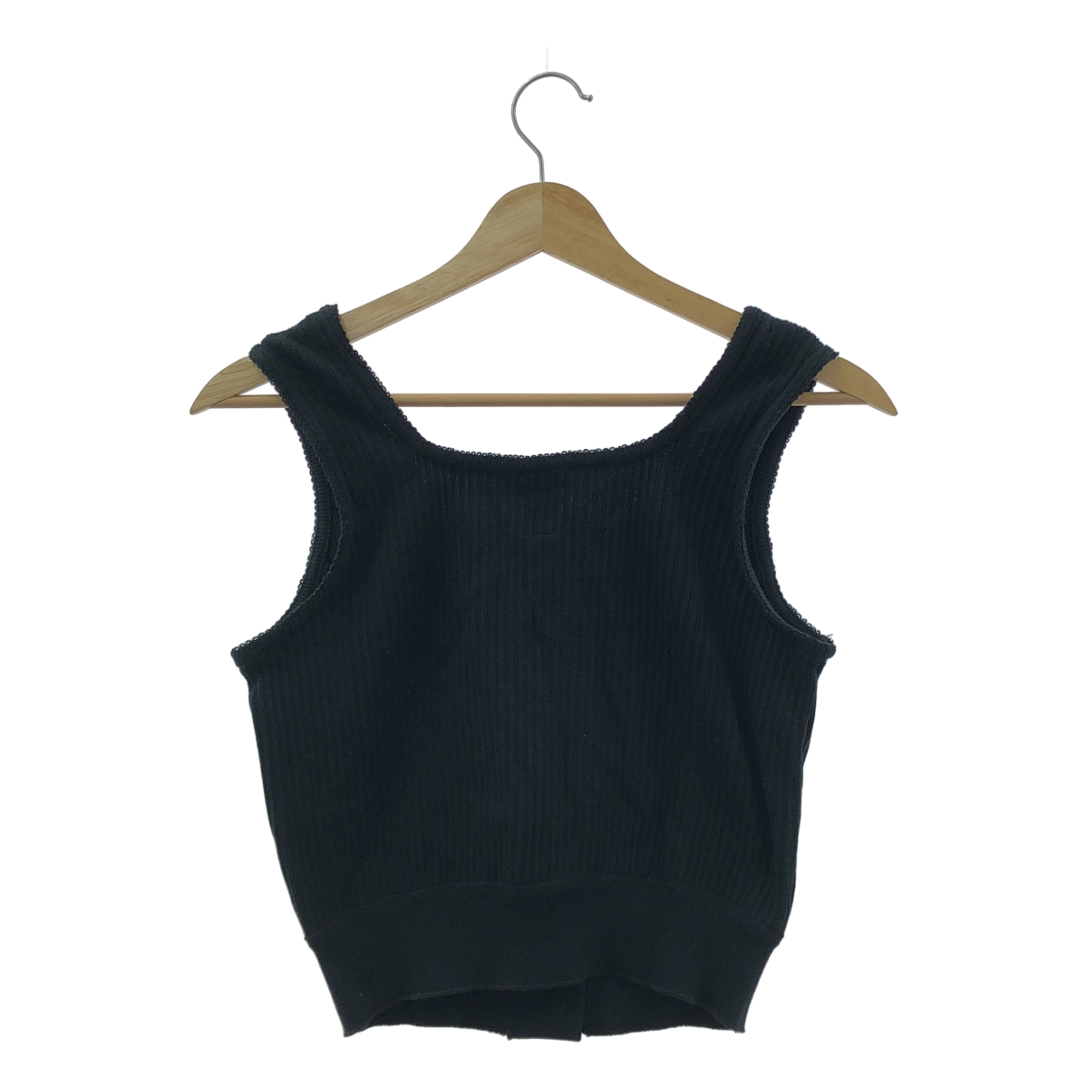 OSHIMA REI / オオシマレイ SWEDISH ARMY SQUARE CAMISOLE / リブ ベスト トップス
