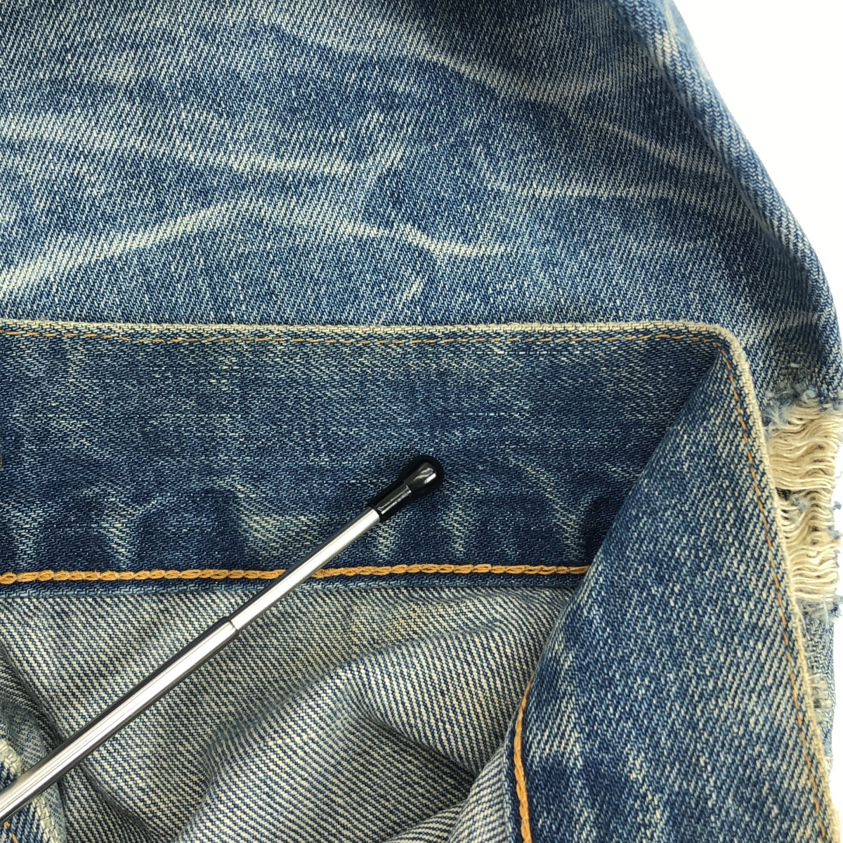 LEVI'S VINTAGE CLOTHING LVC / リーバイスヴィンテージクロージング 70505 ダメージ&リペア加工 4TH デニム トラッカー ジャケット ビッグE