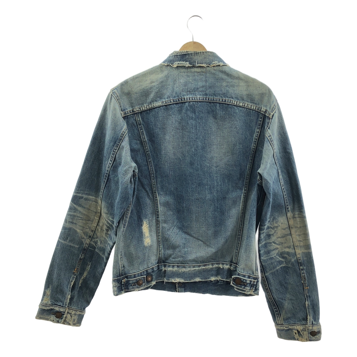 LEVI'S VINTAGE CLOTHING LVC / リーバイスヴィンテージクロージング 70505 ダメージ&リペア加工 4TH デニム トラッカー ジャケット ビッグE