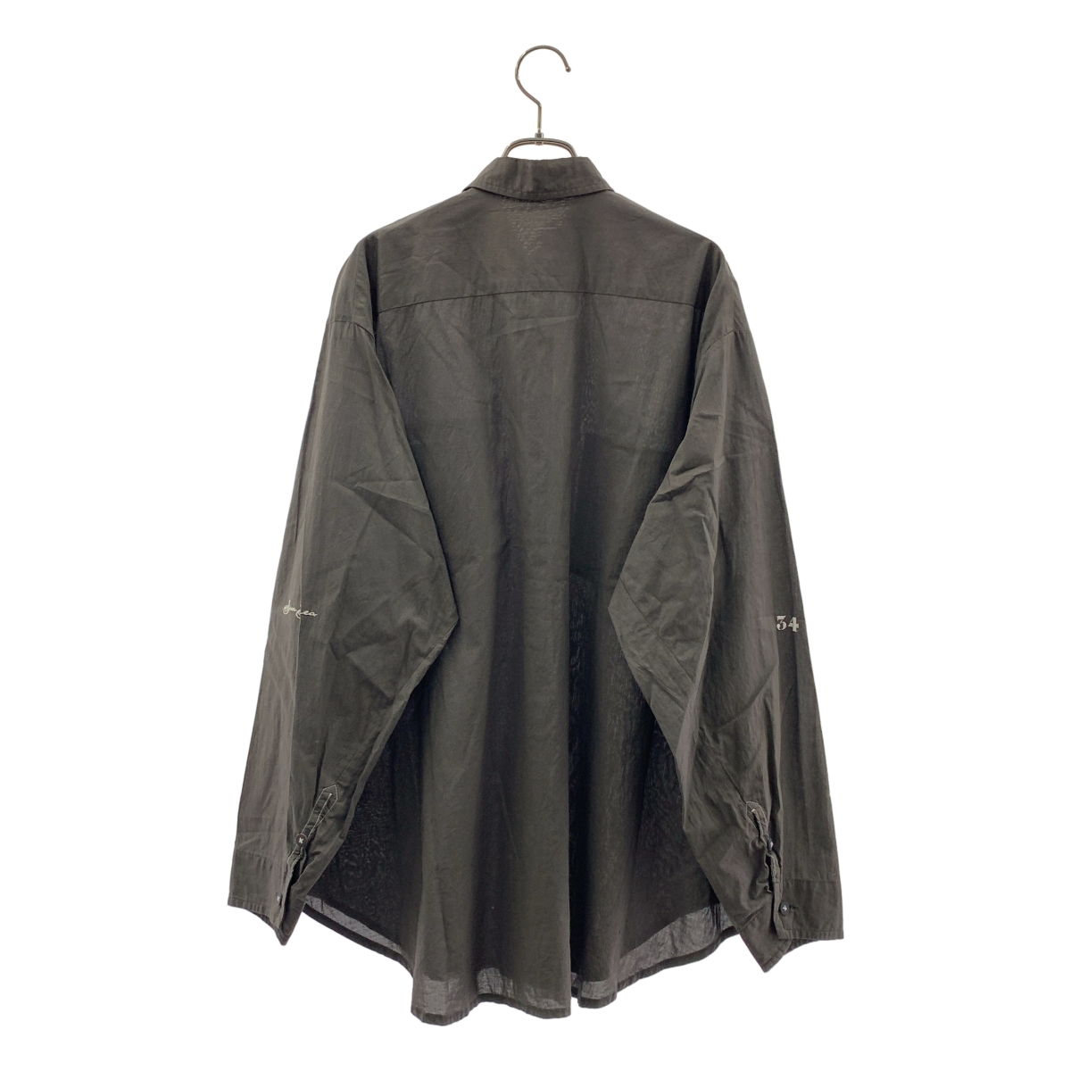 SUNSEA / サンシー Shrinkage Cotton Big Shirt ビッグシャツ