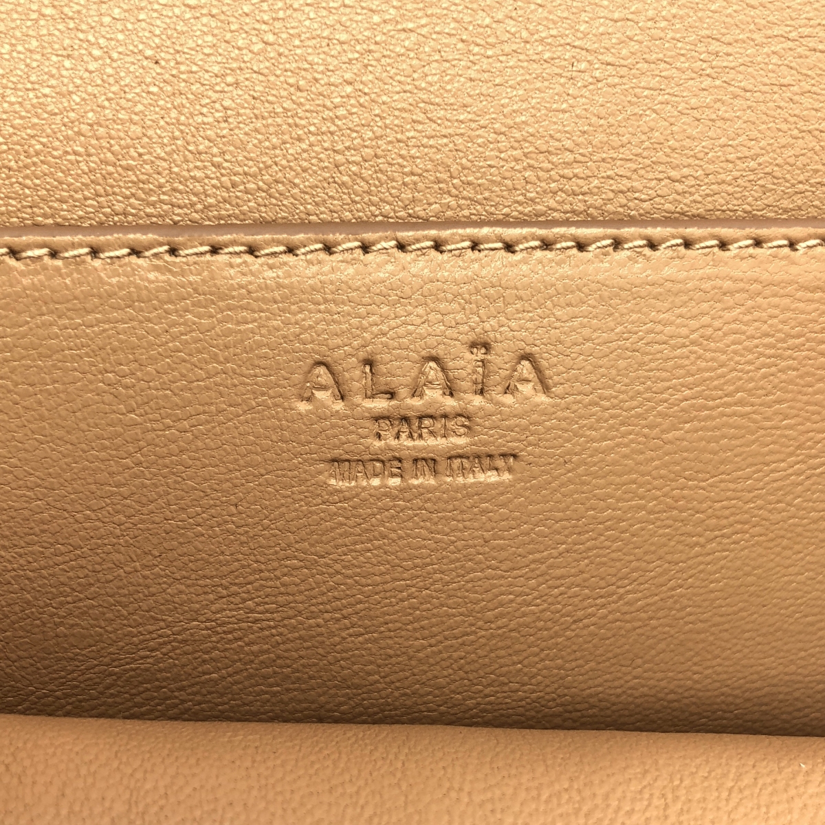 ALAIA / アライア POCHETTE PM クロコ型押し レザー クラッチバッグ
