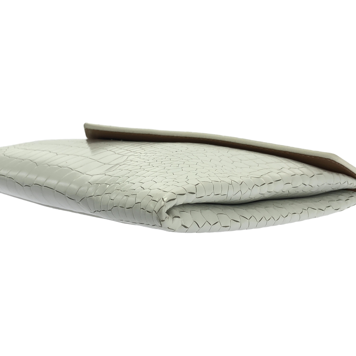 ALAIA / アライア POCHETTE PM クロコ型押し レザー クラッチバッグ