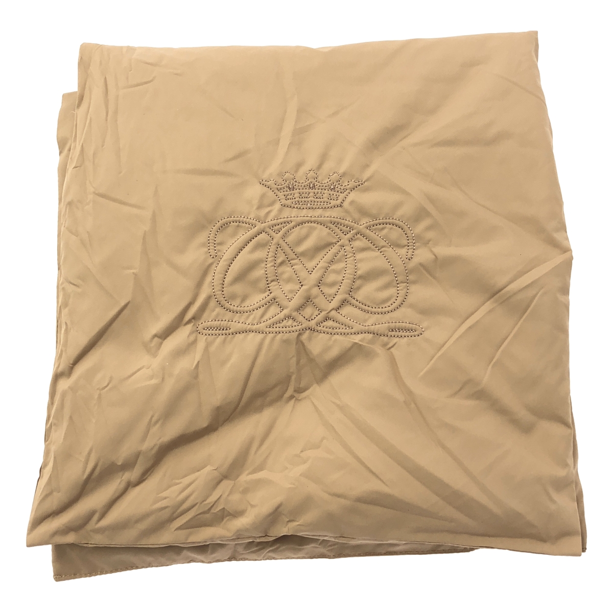 Drawer / ドゥロワー ロゴ 刺しゅう ダウンマフラー