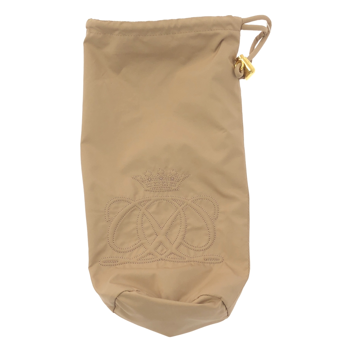 Drawer / ドゥロワー ロゴ 刺しゅう ダウンマフラー