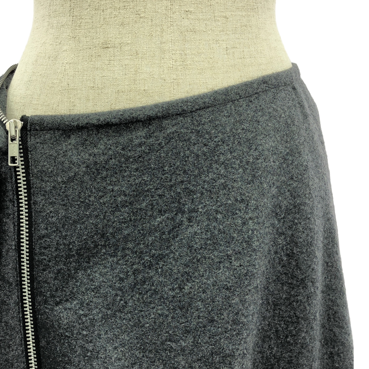 tricot COMME des GARCONS / トリココムデギャルソン 縮絨加工 フレア アシンメトリースカート