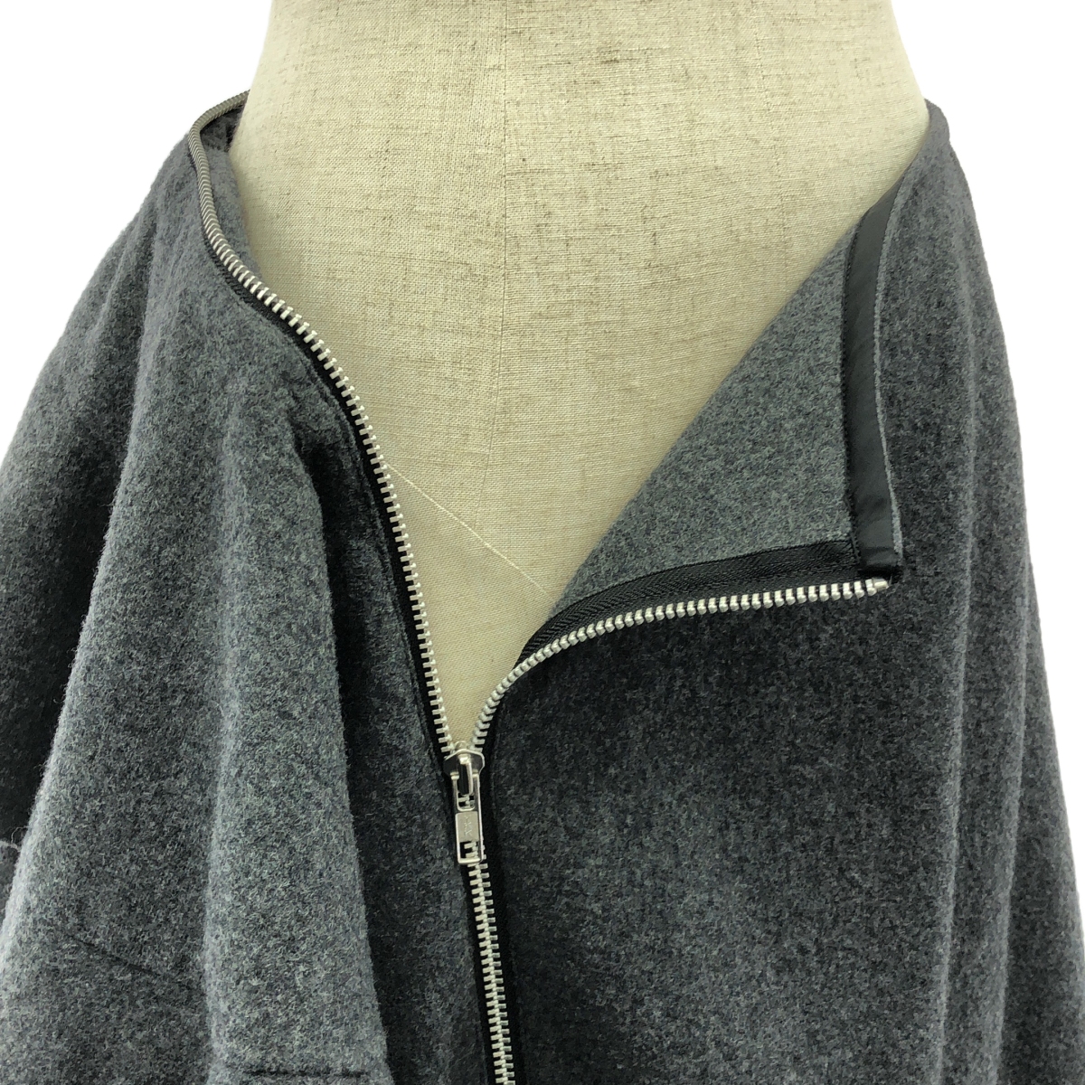 tricot COMME des GARCONS / トリココムデギャルソン 縮絨加工 フレア アシンメトリースカート