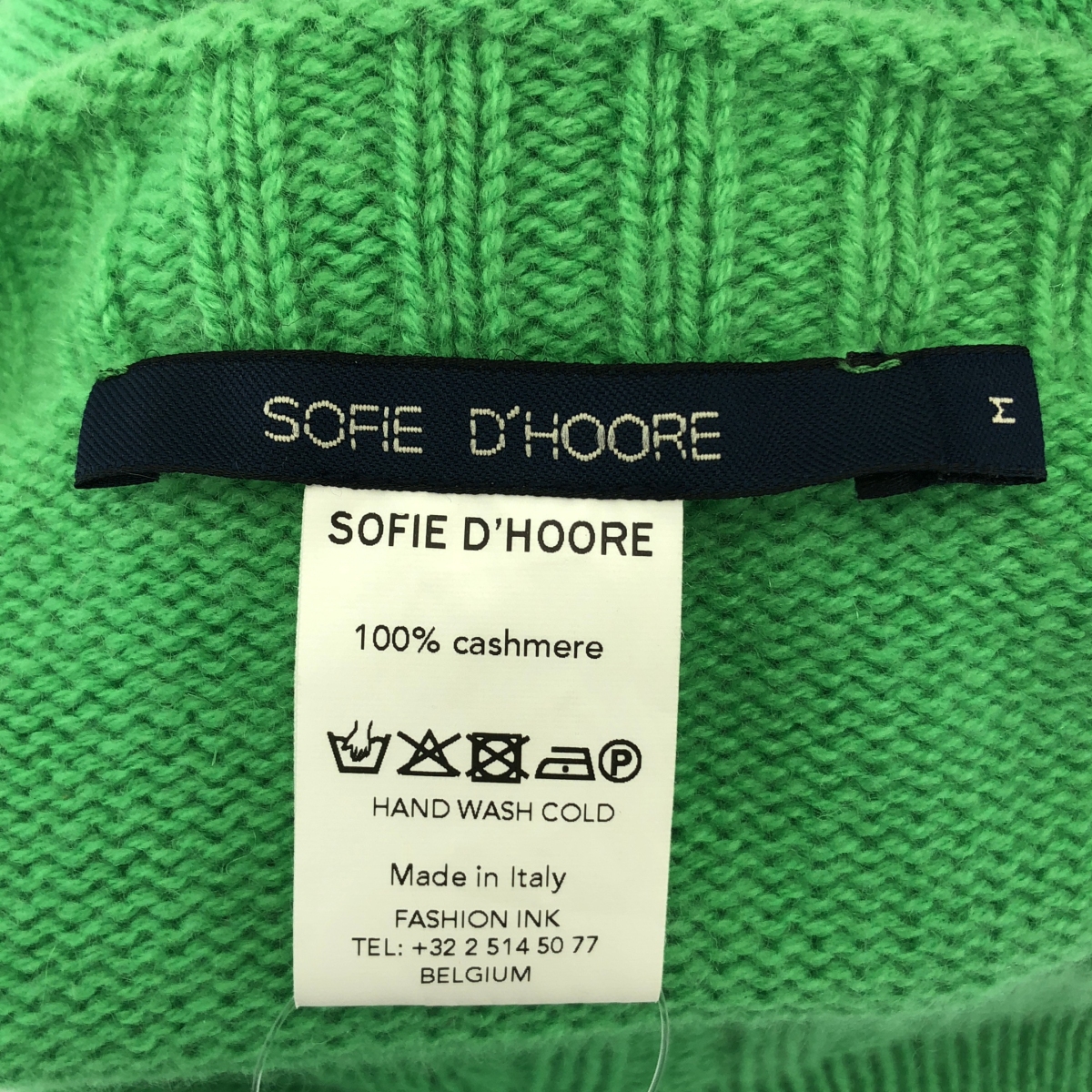 SOFIE D'HOORE / ソフィードール カシミヤ プルオーバー ニット