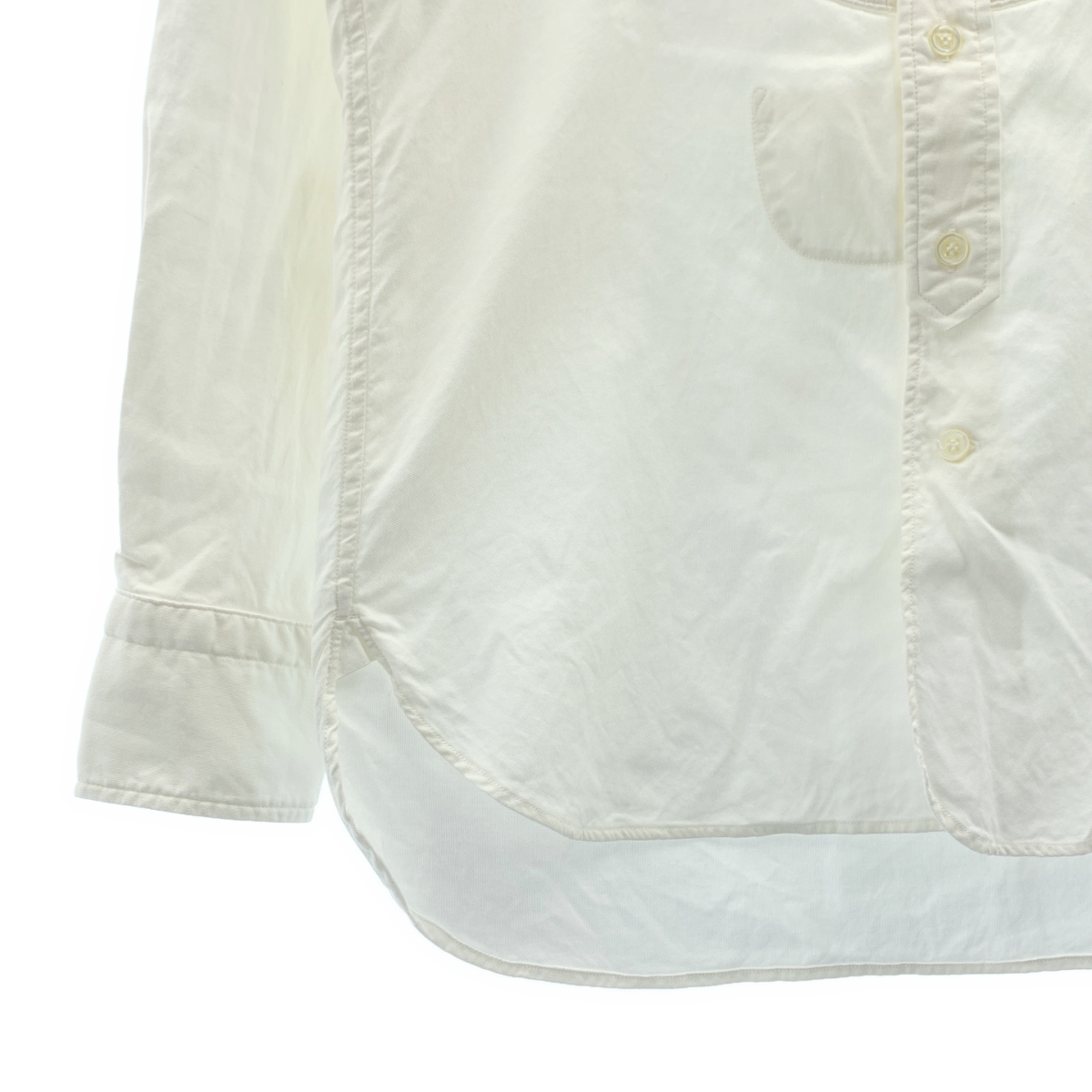 45r / フォーティファイブアール 100番双糸オックスフォードのピンタックシャツ