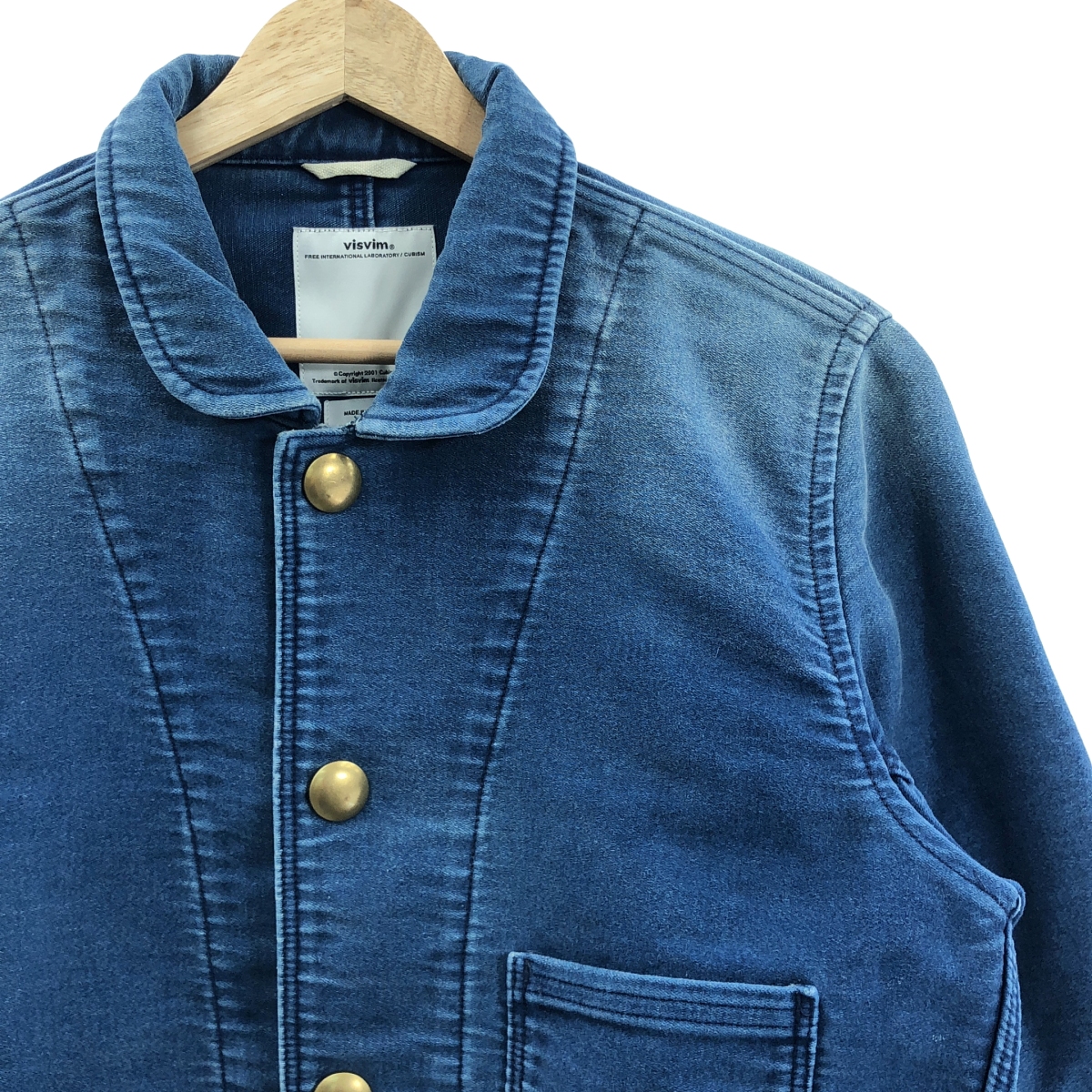 visvim / ビズビム CUNNINGHAM SMOCK DAMAGED MOLESKIN モールスキン カニンガム スモック ジャケット