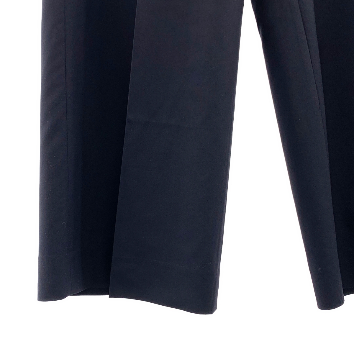 ebure / エブール ライトトロピカルウール  タック ワイド スラックス パンツ