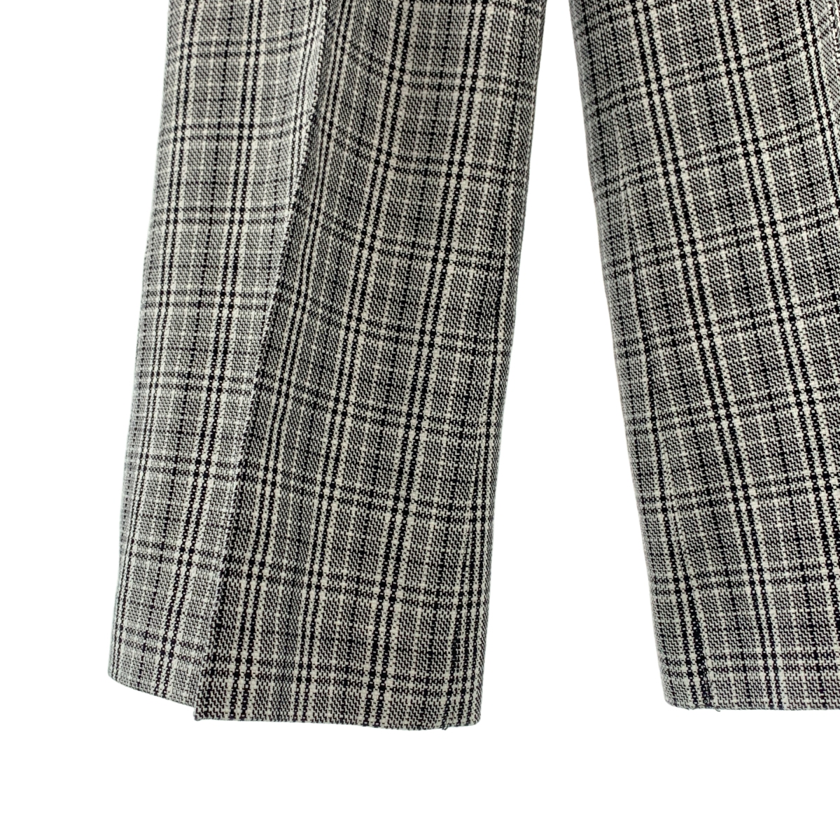 ebure / エブール センタープレス フレア ワイド パンツ