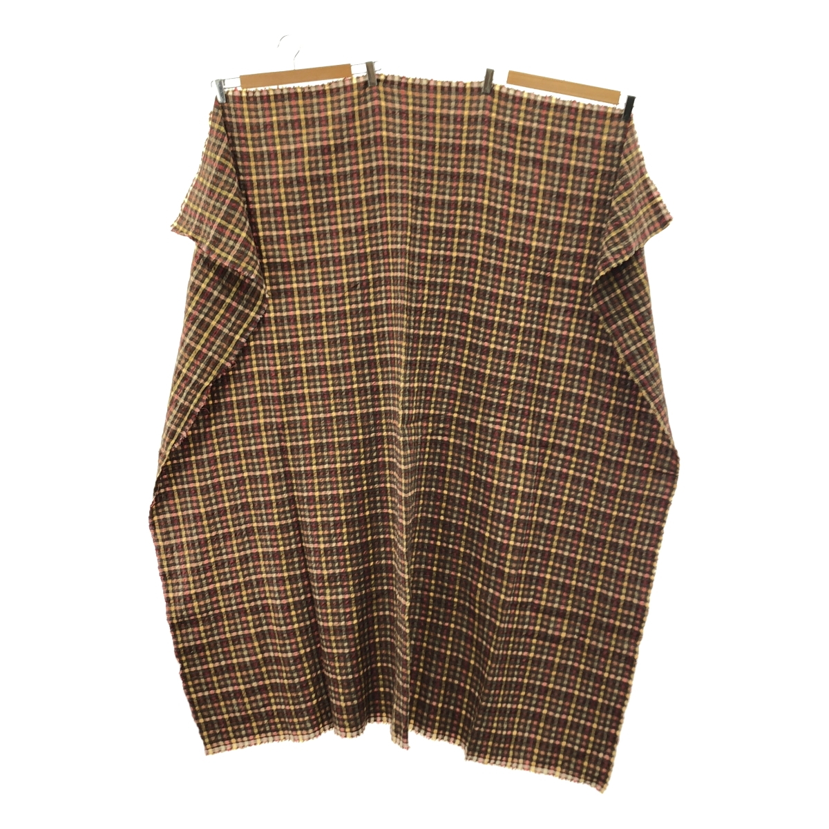 DANIELA GREGIS / ダニエラグレジス リネン ウール フリンジ 大判 ストール / ユニセックス