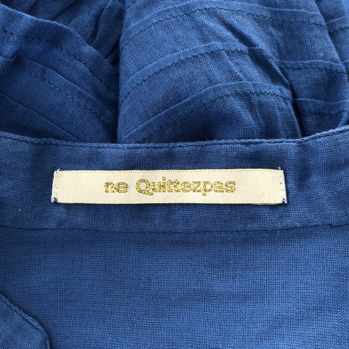 ne Quittez pas / ヌキテパ フリルフレアスリーブ コットン ブラウス