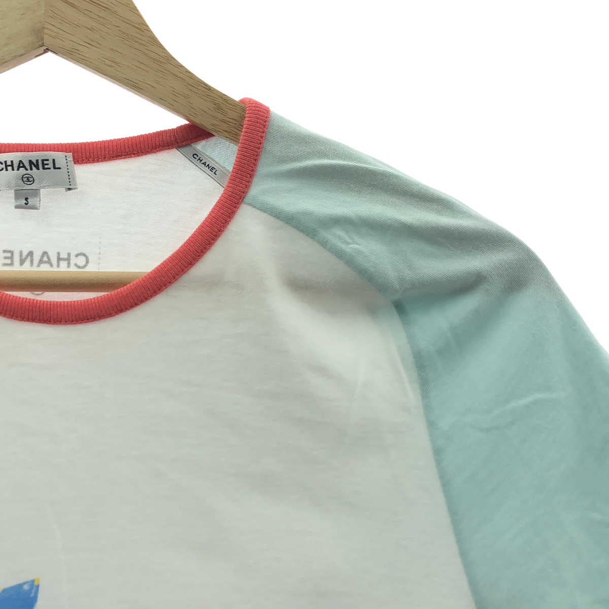 CHANEL / シャネル キューバ ココマーク プリント クルーネック Tシャツ カットソー