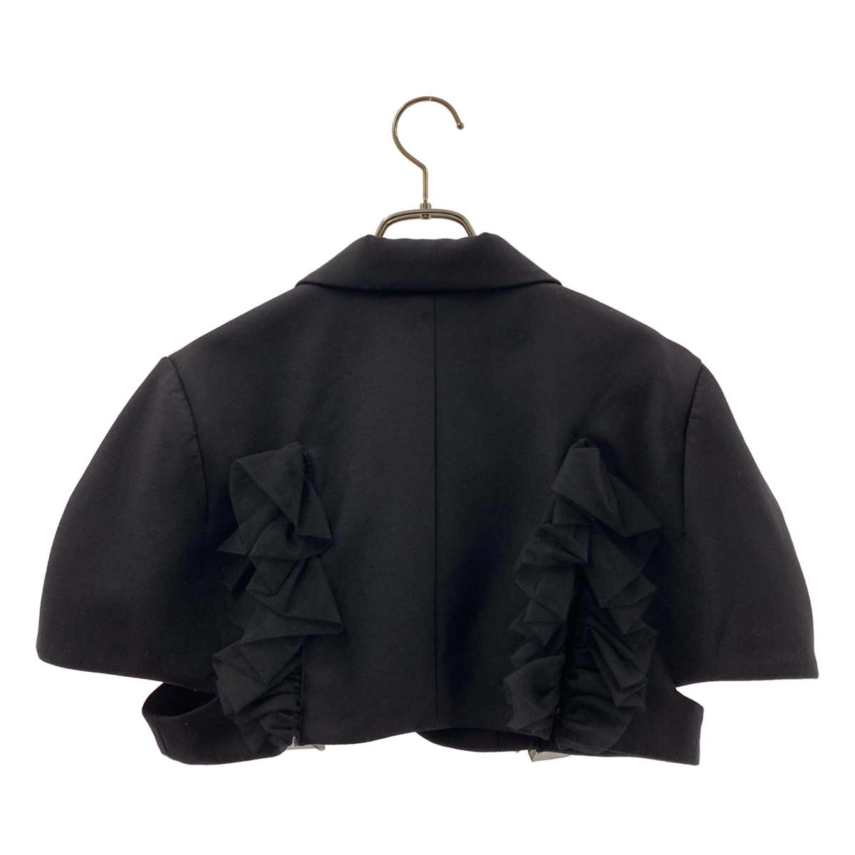 noir kei ninomiya / ノワールケイニノミヤ ウール チュールドッキング ジャケット