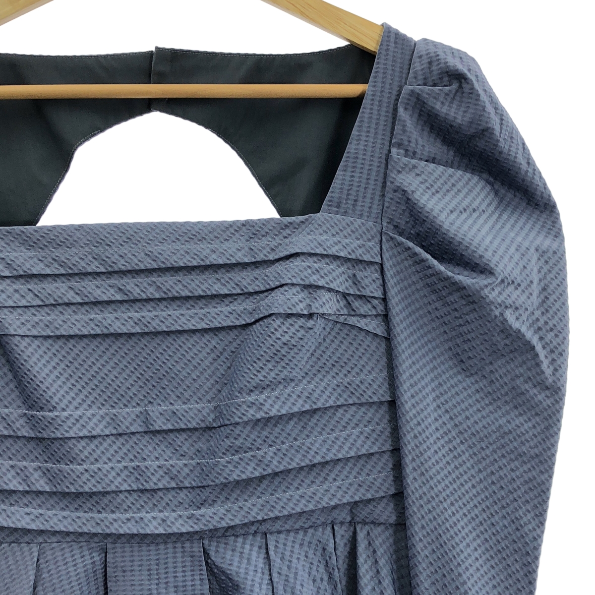 LE CIEL BLEU / ルシェルブルー Textured Empire Dress / テクスチャード エンパイア ドレス ワンピース