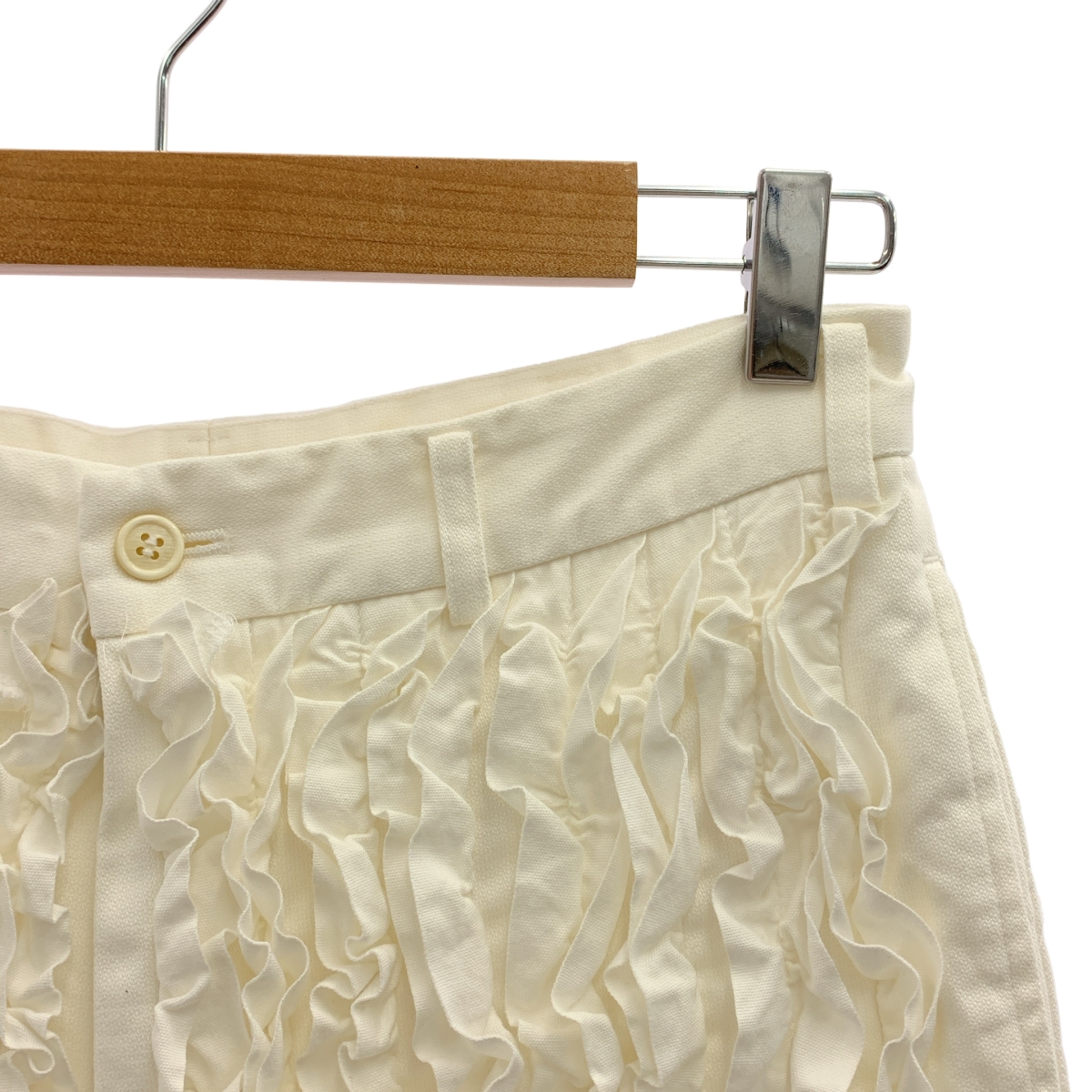 COMME des GARCONS COMME des GARCONS / コムコム コットン フリル テーパードパンツ