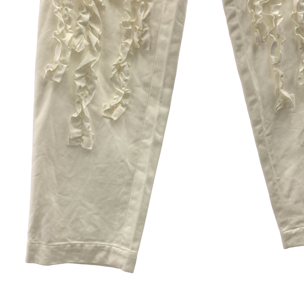 COMME des GARCONS COMME des GARCONS / コムコム コットン フリル テーパードパンツ