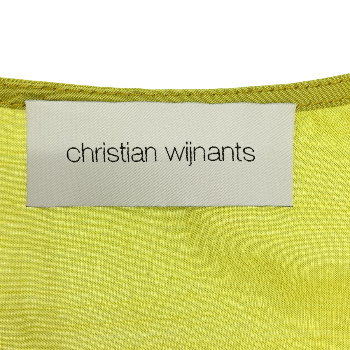 Christian Wijnants / クリスチャンワイナンツ スカーフカラー リボン プルオーバー ノースリーブブラウス