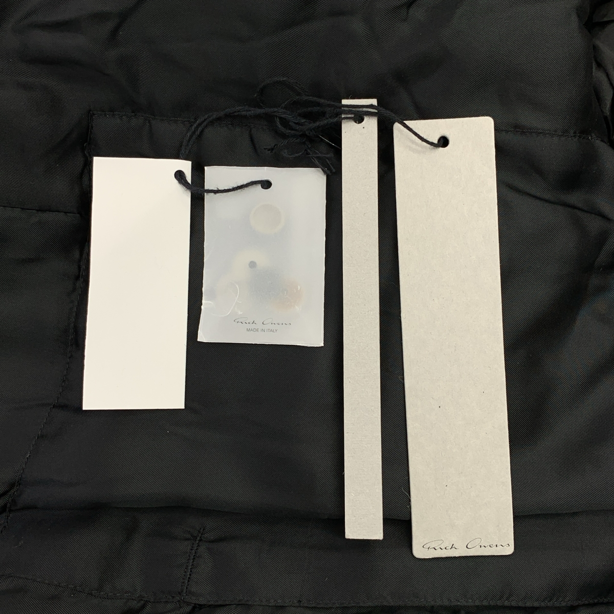 Rick Owens / リックオウエンス Secret Parka チェック フーデッド パーカ