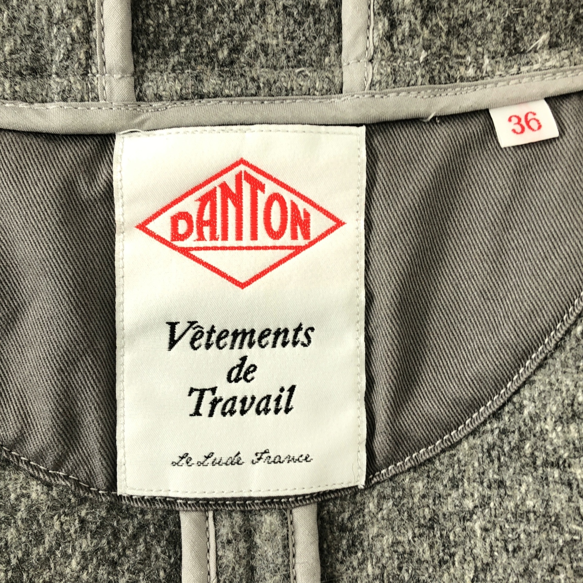 DANTON / ダントン WOOL MOSSER シングルフードジャケット