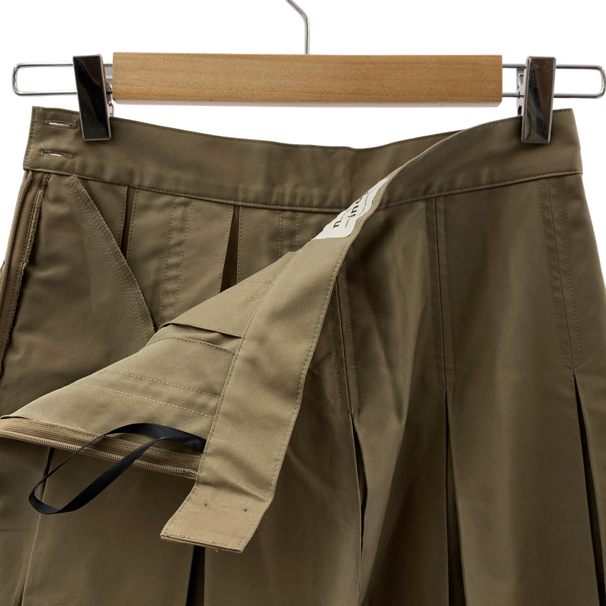 foufou / フーフー tamamushi tuck skirt 玉虫 プリーツ ロングスカート