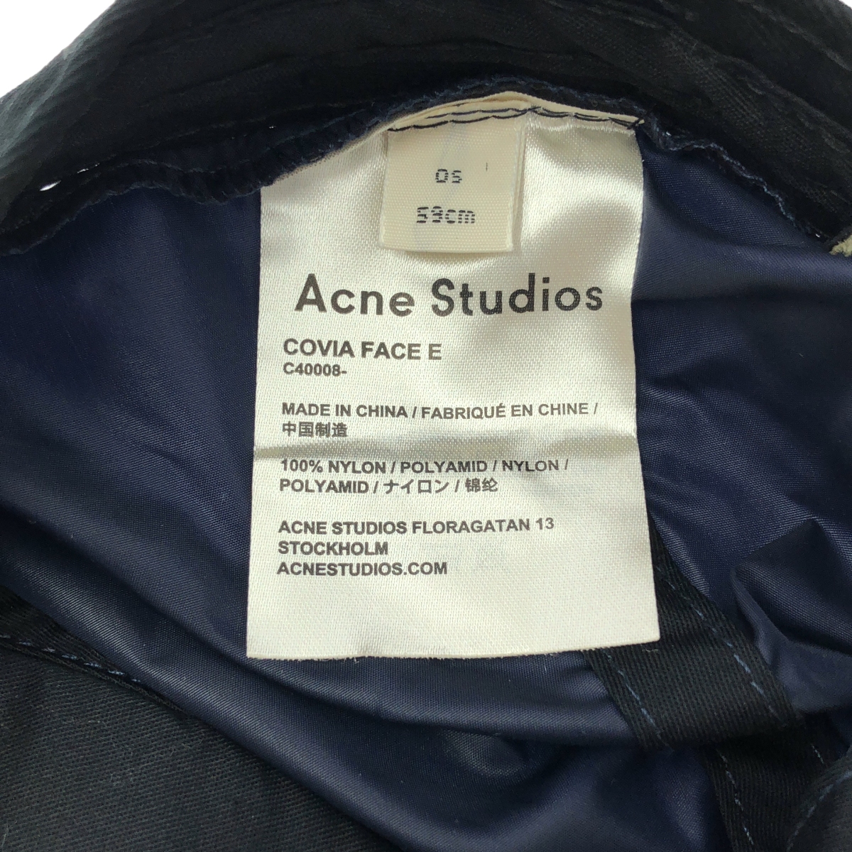 Acne Studios / アクネストゥディオズ COVIA FACE E CAP フェイスパッチ ナイロン 5パネル キャップ