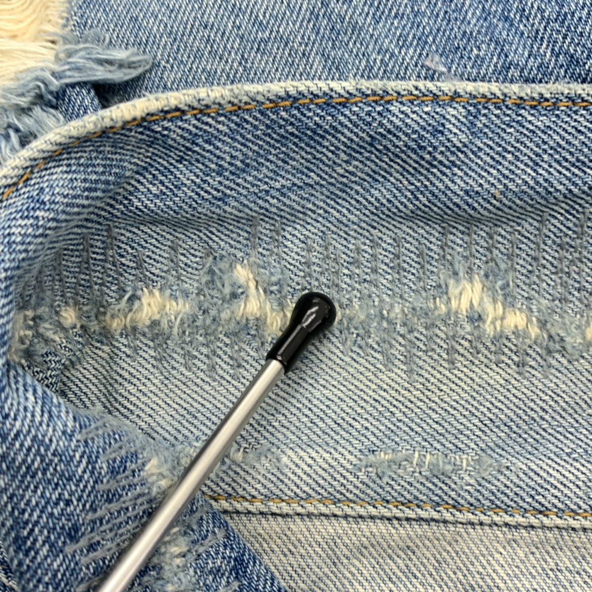 その他 ペイント ダメージ加工 デニムジャケット