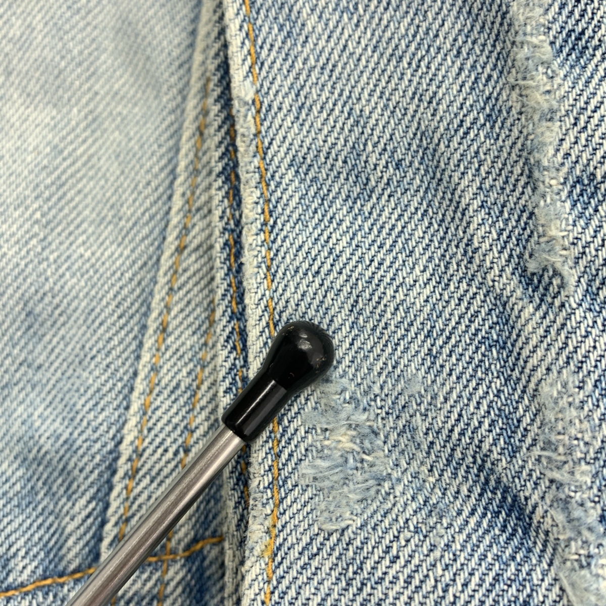 その他 ペイント ダメージ加工 デニムジャケット