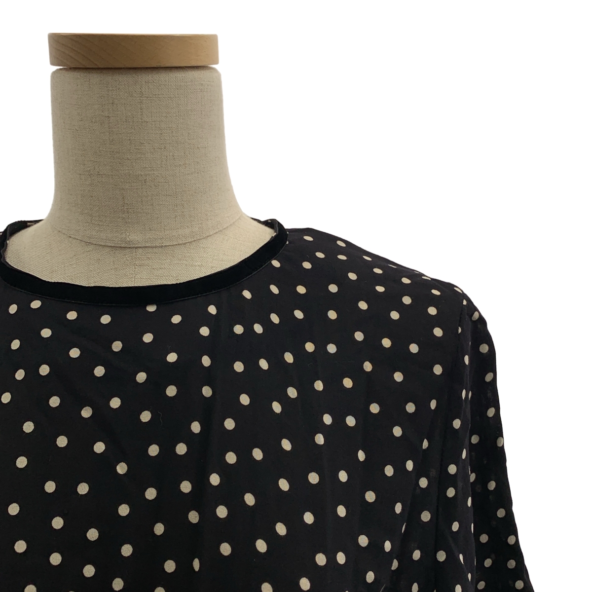 SINME / シンメ ドット フレアワンピース