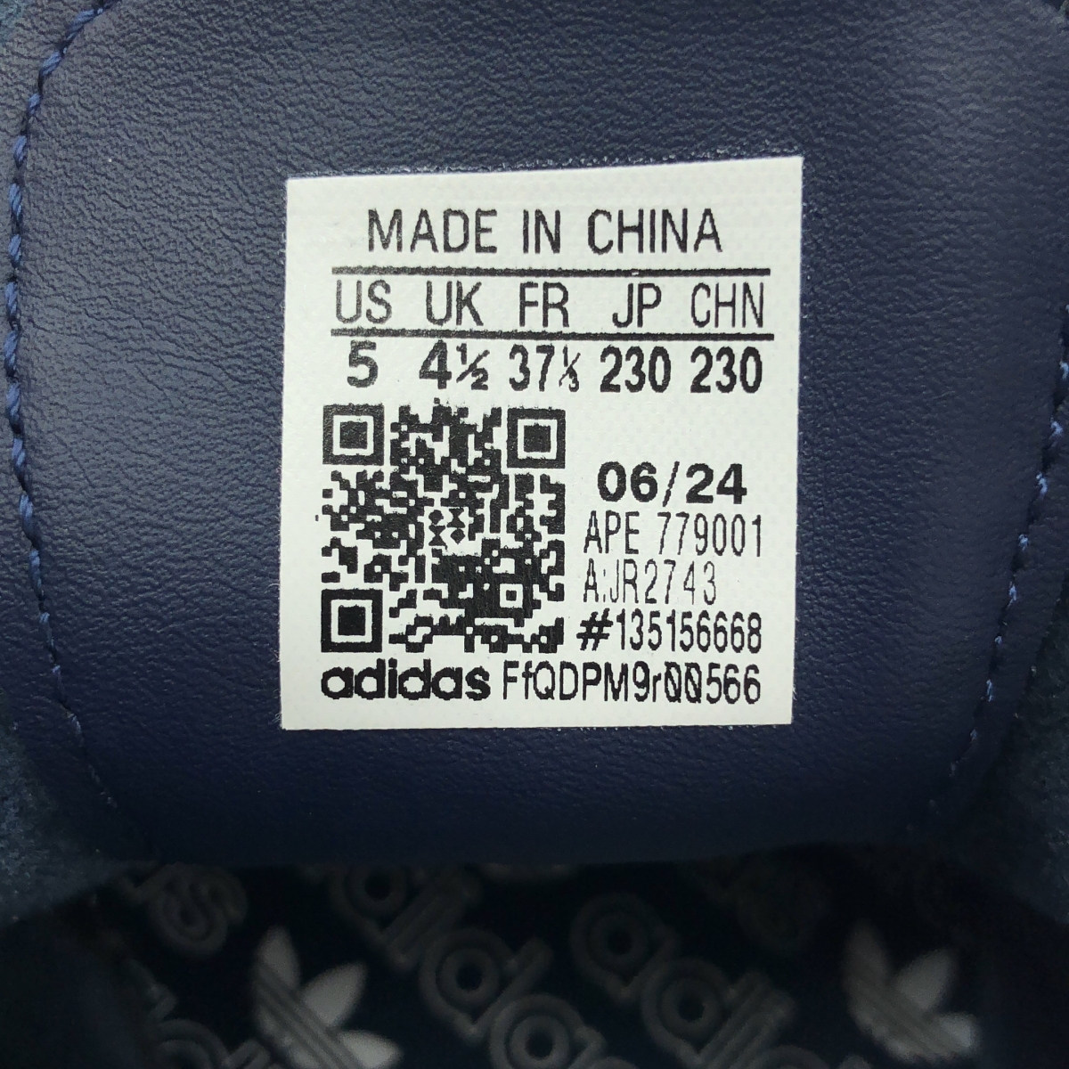 adidas / アディダス Tobacco / JR2743 ブルー タバコ  スエード レザー スニーカー